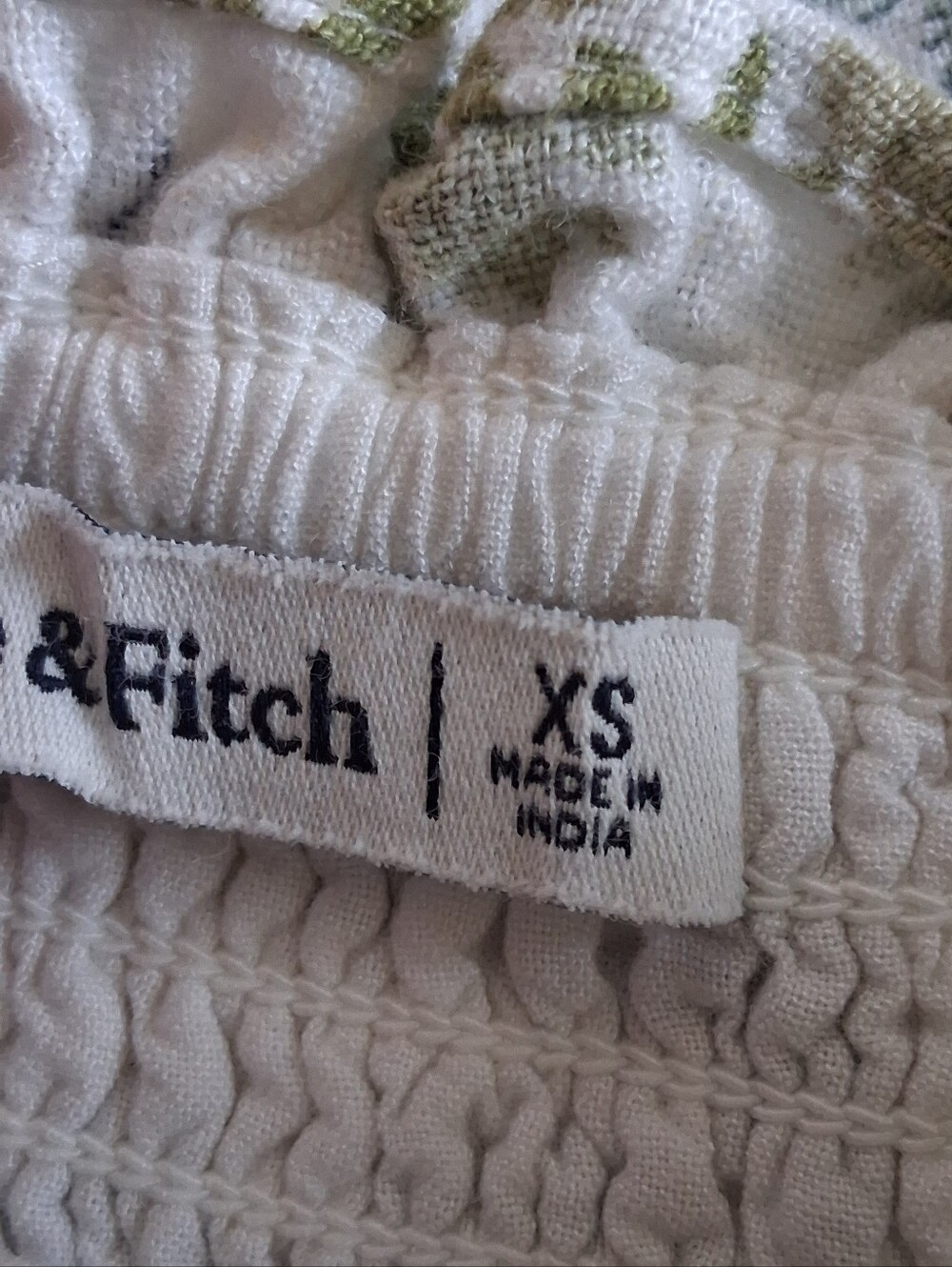 Abercrombie & Fitch Floral Dress Linen & Rayon Mix - Picture 6 of 7